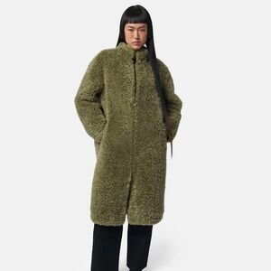 Apparis Jude Overcoat Khaki Olive Green